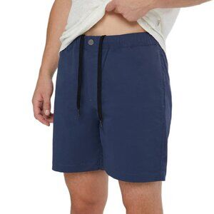 NWT Onia Men's Deep Navy Blue Pull-On Tech Athletic Shorts size medium $150.00